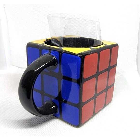 Vintage 1974 Rubik's Cube Classic Strategy Game Novelty Fun Coffee Mug Gift - Picture 1 of 12